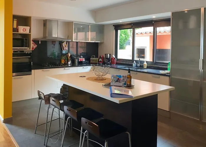 펜션 Casa Dos Arrifes - With Ocean View And Private Garden