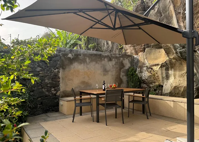 Semesterbostad Casa Dos Arrifes - With Ocean View And Private Garden